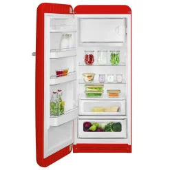 Réfrigérateur congélateur à poser Smeg FAB28LRD6 rouge - 244L / 26L - H.166cm x L.68,5cm x P.86cm