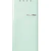 Réfrigérateur congélateur à poser ouverture gauche Smeg FAB28LPG5 244L / 26L vert d'eau