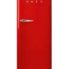 Réfrigérateur congélateur à poser ouverture droite Smeg FAB28RRD5 244L / 26L rouge
