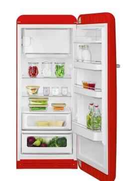 Réfrigérateur congélateur à poser ouverture droite Smeg FAB28RRD5 244L / 26L rouge
