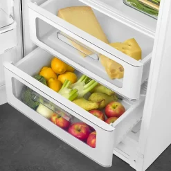 Réfrigérateur congélateur à poser Smeg FAB28LWH6 blanc - 244L / 26L - H.166cm x L.68,5cm x P.86cm