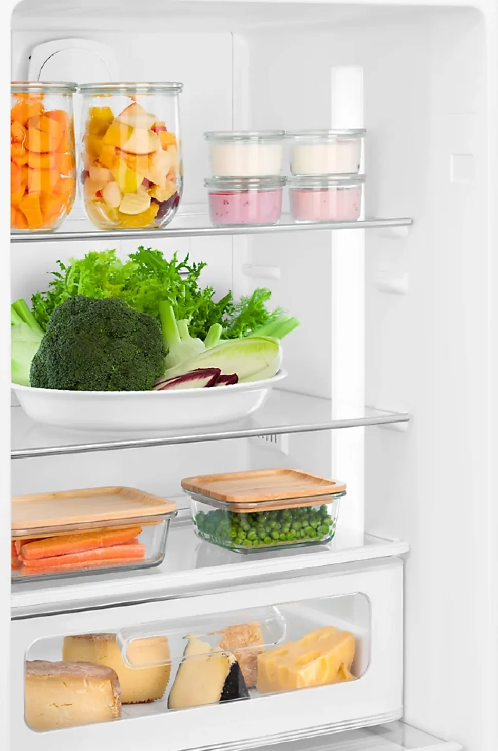 Réfrigérateur congélateur à poser ouverture gauche Smeg FAB32LBL5 234L / 97L noir