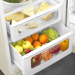 Réfrigérateur congélateur à poser Smeg FAB30RCR6 crème - 222L / 72L - H.181,5cm x L.68,5cm x P.86cm