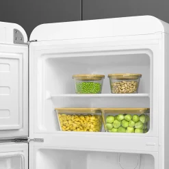 Réfrigérateur congélateur à poser Smeg FAB30LWH6 blanc - 222L / 72L - H.181,5cm x L.68,5cm x P.86cm