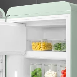 Réfrigérateur congélateur à poser Smeg FAB28LPG6 vert d'eau - 244L / 26L - H.166cm x L.68,5cm x P.86cm