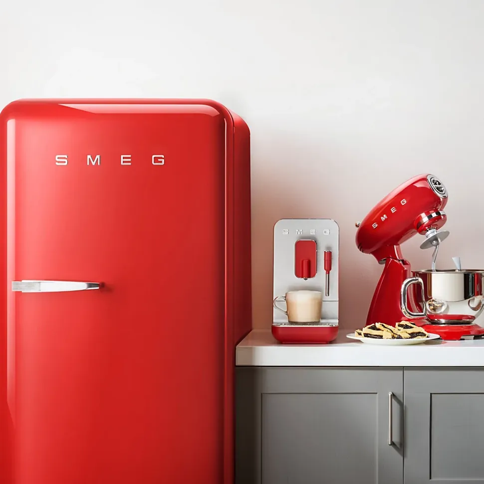 Réfrigérateur congélateur à poser Smeg FAB28RRD6 rouge - 244L / 26L - H.166cm x L.68,5cm x P.86cm