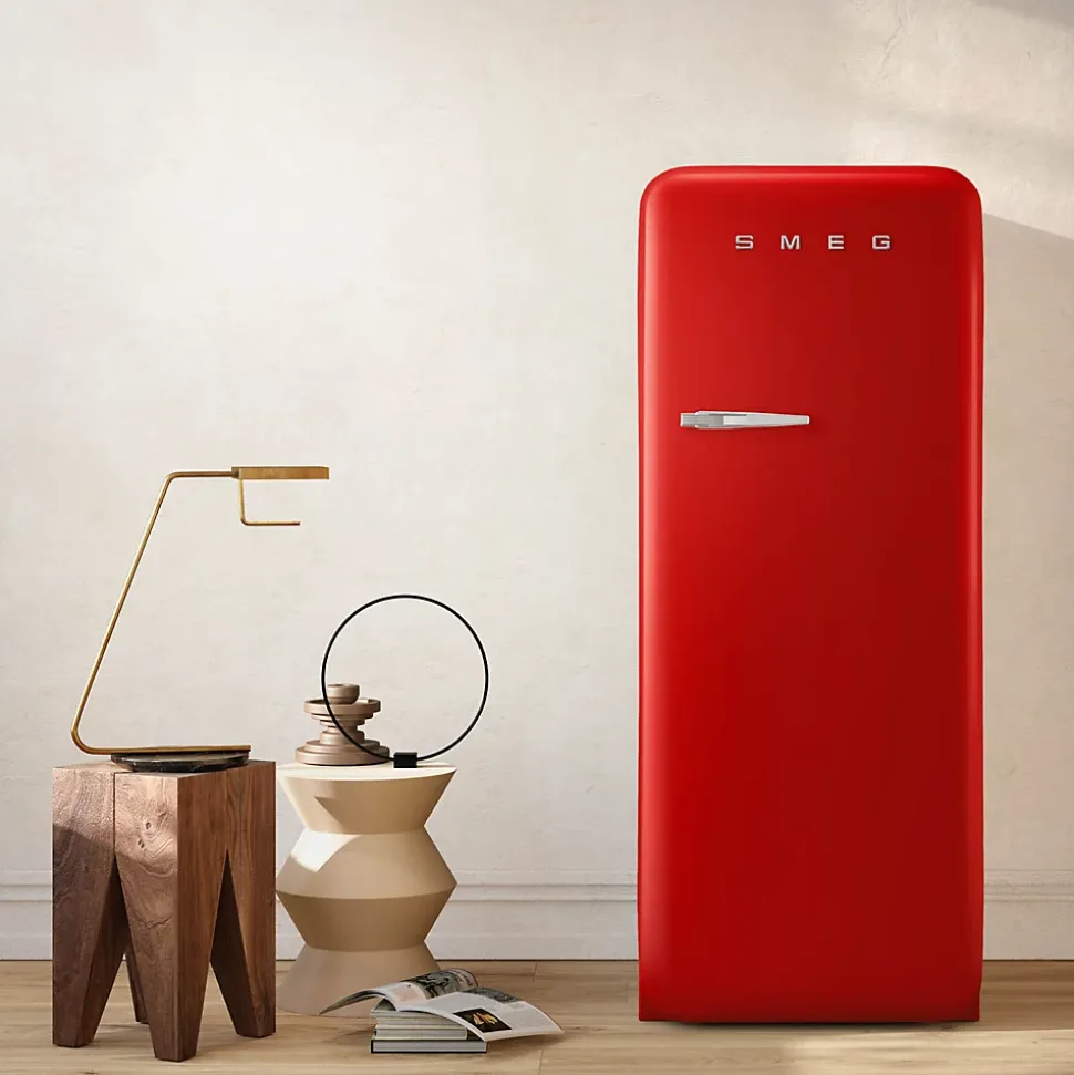 Réfrigérateur congélateur à poser Smeg FAB28RRD6 rouge - 244L / 26L - H.166cm x L.68,5cm x P.86cm
