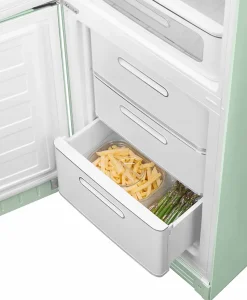 Réfrigérateur congélateur à poser ouverture gauche Smeg FAB32RPD5 234L / 97L vert d'eau