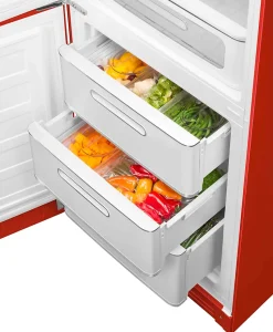 Réfrigérateur congélateur à poser ouverture gauche Smeg FAB32LRD5 234L / 97L rouge