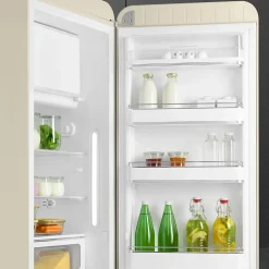 Réfrigérateur congélateur à poser Smeg FAB28RCR6 crème - 244L / 26L - H.166cm x L.68,5cm x P.86cm