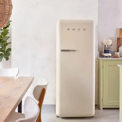 Réfrigérateur congélateur à poser Smeg FAB28RCR6 crème - 244L / 26L - H.166cm x L.68,5cm x P.86cm