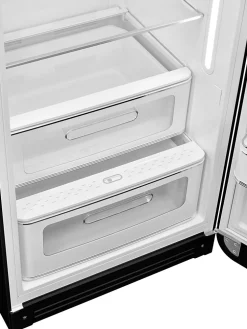 Réfrigérateur congélateur à poser ouverture droite Smeg FAB28RBL5 244L / 26L noir