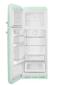 Réfrigérateur congélateur à poser ouverture gauche Smeg FAB30LPG5 222L / 72L vert d'eau