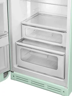 Réfrigérateur congélateur à poser ouverture gauche Smeg FAB30LPG5 222L / 72L vert d'eau