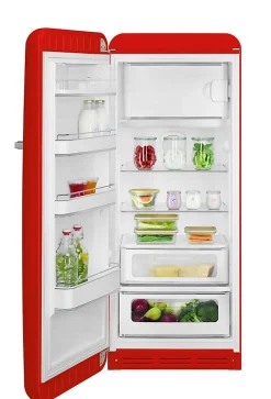 Réfrigérateur congélateur à poser ouverture gauche Smeg FAB28LRD5 244L / 26L rouge
