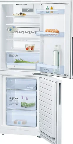 Réfrigérateur congélateur à poser réversible Bosch KGV33VWAS 195 L / 94 L, blanc