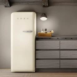Réfrigérateur congélateur à poser Smeg FAB28LCR6 crème - 244L / 26L - H.166cm x L.68,5cm x P.86cm