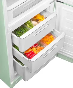 Réfrigérateur congélateur à poser ouverture droite Smeg FAB32RPG5 234L / 97L vert d'eau