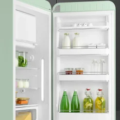 Réfrigérateur congélateur à poser Smeg FAB28RPG6 vert d'eau - 244L / 26L - H.166cm x L.68,5cm x P.86cm