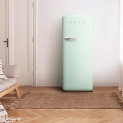 Réfrigérateur congélateur à poser Smeg FAB28RPG6 vert d'eau - 244L / 26L - H.166cm x L.68,5cm x P.86cm