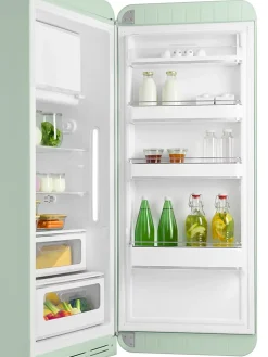 Réfrigérateur congélateur à poser ouverture droite Smeg FAB28RPG5 244L / 26L vert d'eau