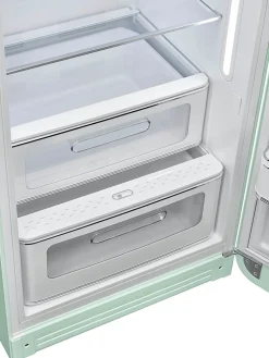 Réfrigérateur congélateur à poser ouverture droite Smeg FAB28RPG5 244L / 26L vert d'eau