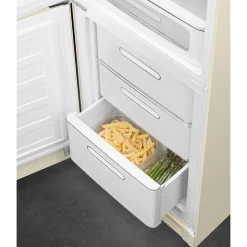 Réfrigérateur congélateur à poser Smeg FAB32LCR6 crème - 234L / 97L - H.209cm x L.68,5cm x P.86cm