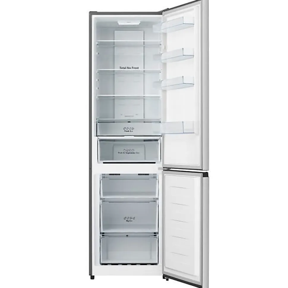 Réfrigérateur congélateur bas - CONTINENTAL EDISON - CEFC336NFIX1 - 336L - Classe D - 59,5 x 59 x 200,4 cm - Silver