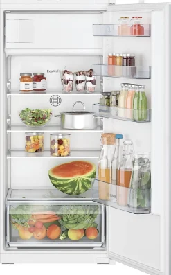 Réfrigérateur congélateur encastrable porte réversible Bosch KIR41NSE0 187L, blanc