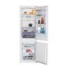 Réfrigérateur congélateur encastrable porte réversible Beko ICQFVD373 193L / 69L, blanc