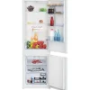 Réfrigérateur congélateur encastrable porte réversible Beko ICQFD373 193L / 69L, blanc