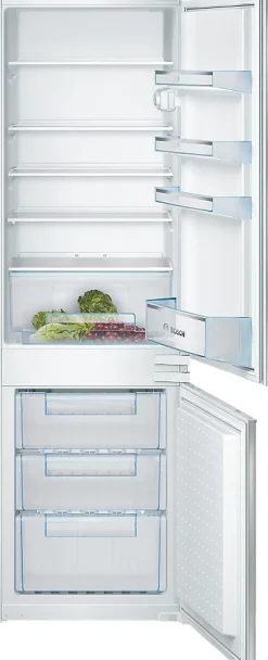 Réfrigérateur congélateur encastrable porte réversible Bosch KIV86NSF0 182L / 83L, blanc