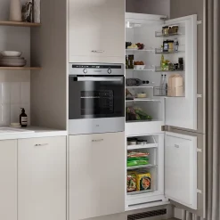 Réfrigérateur congélateur encastrable porte réversible GoodHome GHBI7030EU 180L / 63L, blanc