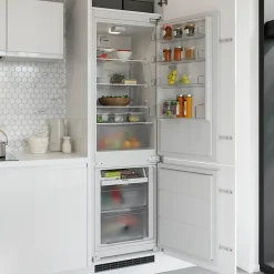 Réfrigérateur congélateur encastrable porte réversible GoodHome GHBI7030EU 180L / 63L, blanc