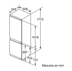 Réfrigérateur encastrable SIEMENS E, KI86SADE0