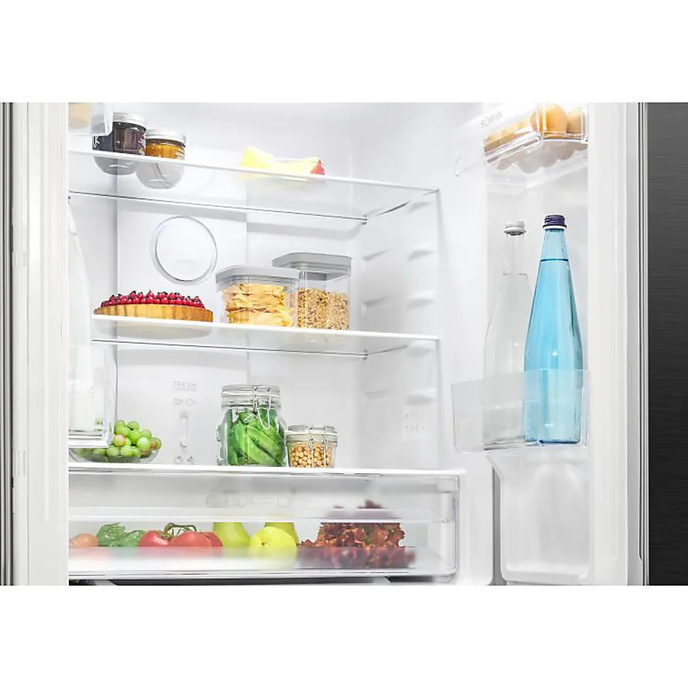 Réfrigérateur et congélateur 362L Noir Bomann KG7358-Noir