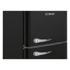 Réfrigérateur et congélateur 208L retro noir DTR 353.1 noir