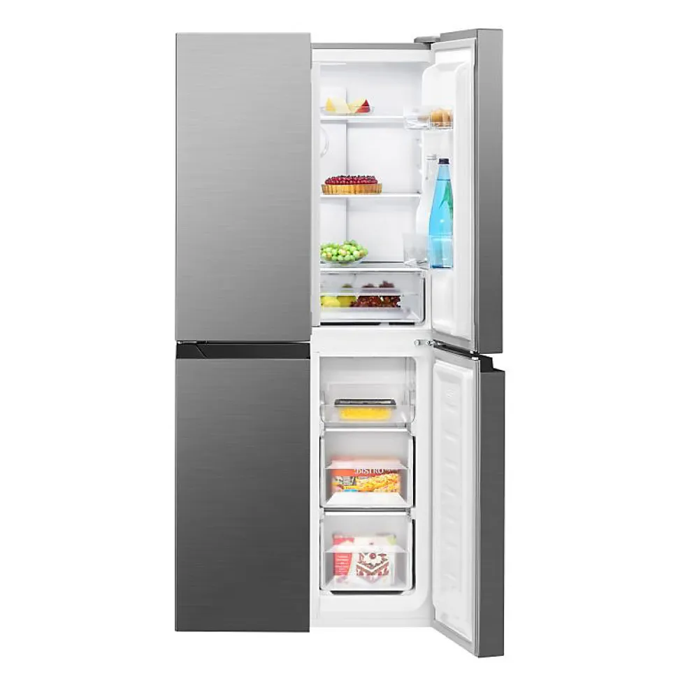 Réfrigérateur et congélateur 362L Inox Bomann KG7358-Inox