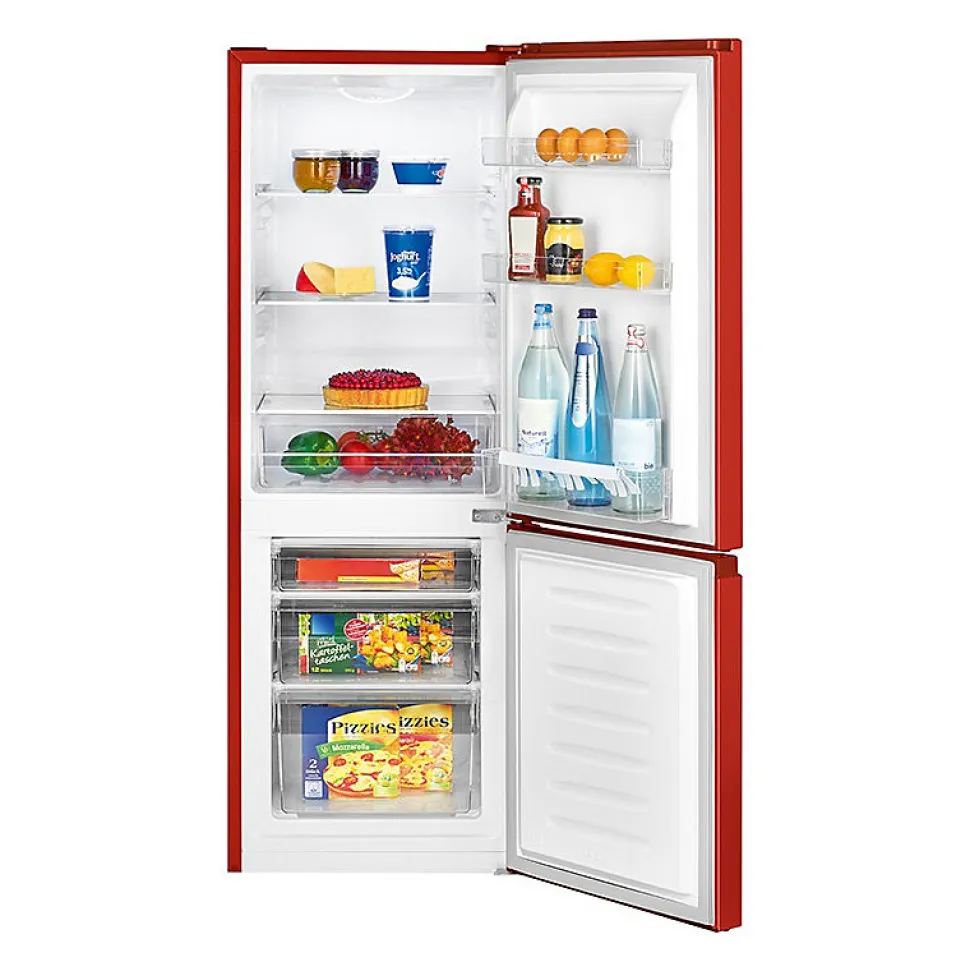 Réfrigérateur et congélateur 175L rouge KG 320.2 rouge