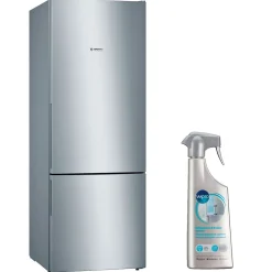 Réfrigérateur frigo combiné inox 503L Froid brassé Largeur 70cm BOSCH