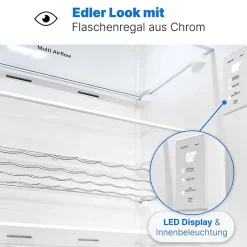 Réfrigérateur 322L Blanc Bomann VS7345-Blanc