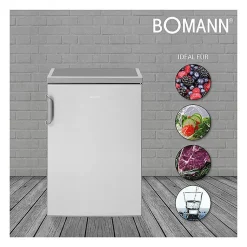 Réfrigérateur 133L inox Bomann VS 2195.1 inox