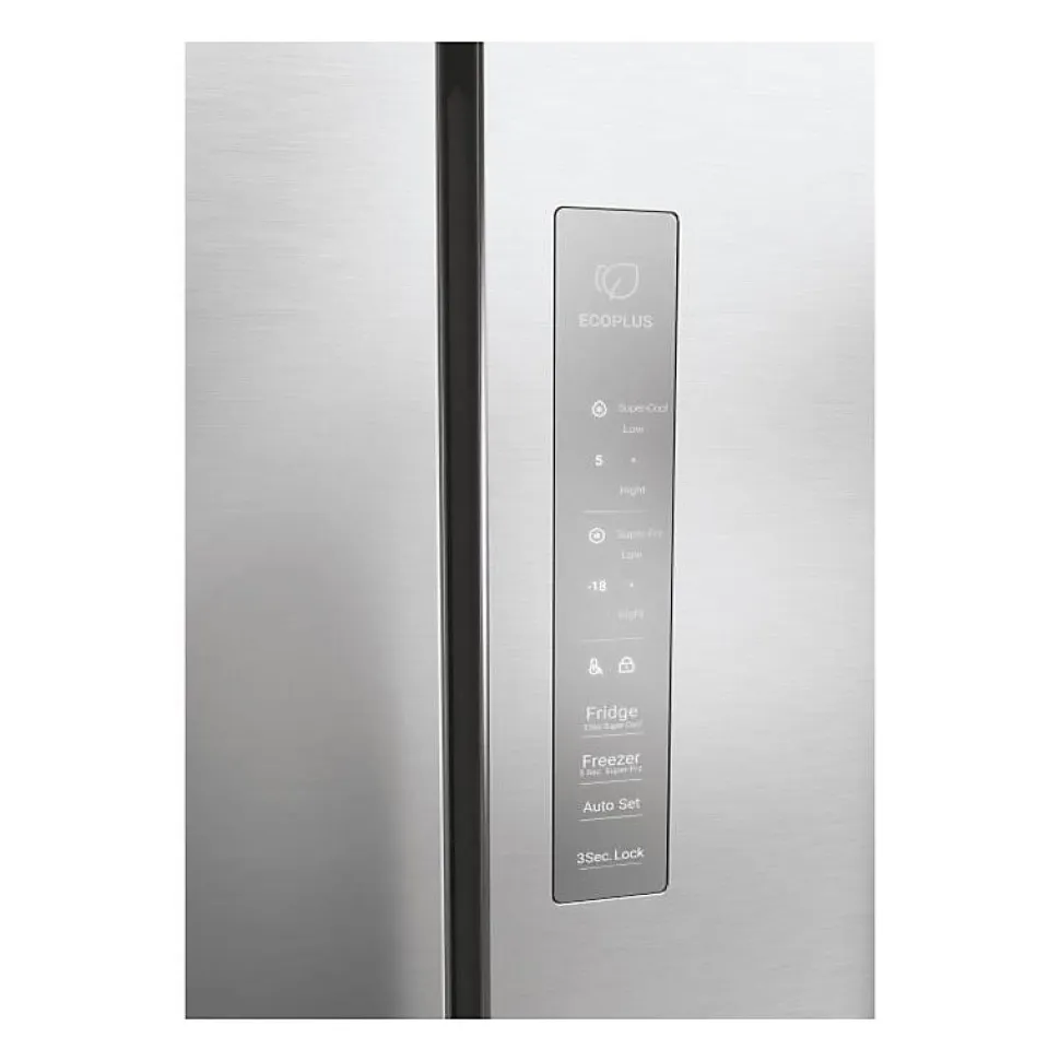 Réfrigérateur multi-portes - HAIER - HCR3818ENMM - Classe E - 467 L - 35 dB - 181,5 x 83,3 x 65 cm - Silver