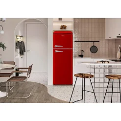 Réfrigérateur RETRO 208L Congélateur 48L Froid statique