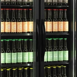 Réfrigérateur Vitré FS890H Couleur Noire - TEFCOLD