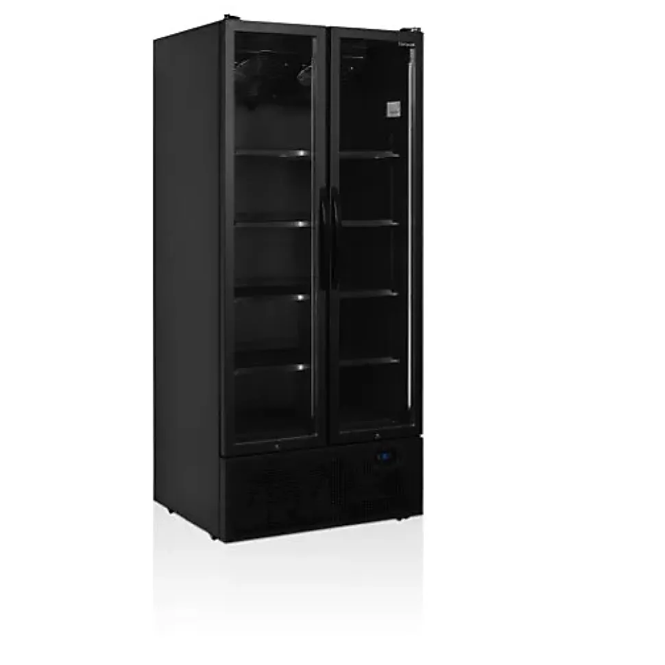Réfrigérateur Vitré FS890H Couleur Noire - TEFCOLD