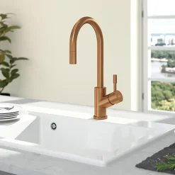 Robinet cuisine VILLEROY ET BOCH Umbrella flex bronze