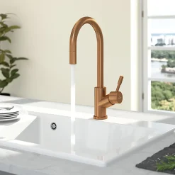 Robinet cuisine VILLEROY ET BOCH Umbrella flex bronze