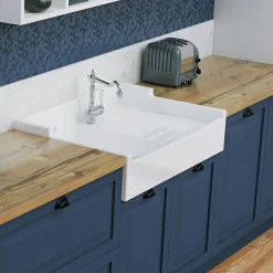 Robinet cuisine vintage chromé MARIUS