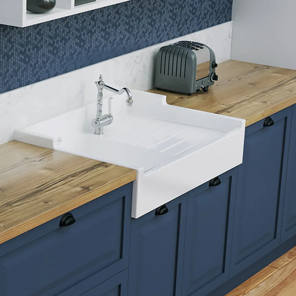 Robinet cuisine vintage chromé MARIUS